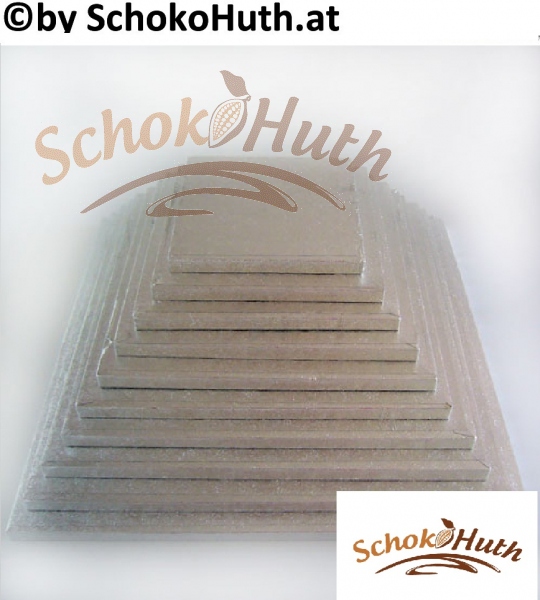Cakeboard quadratisch 25x25 cm